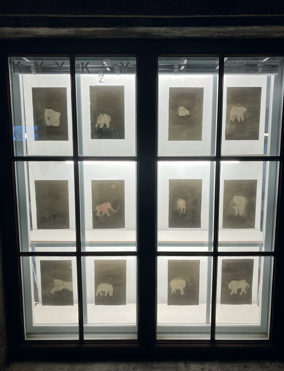 Elephant Tale, exhibition view at Kyykky Gallery